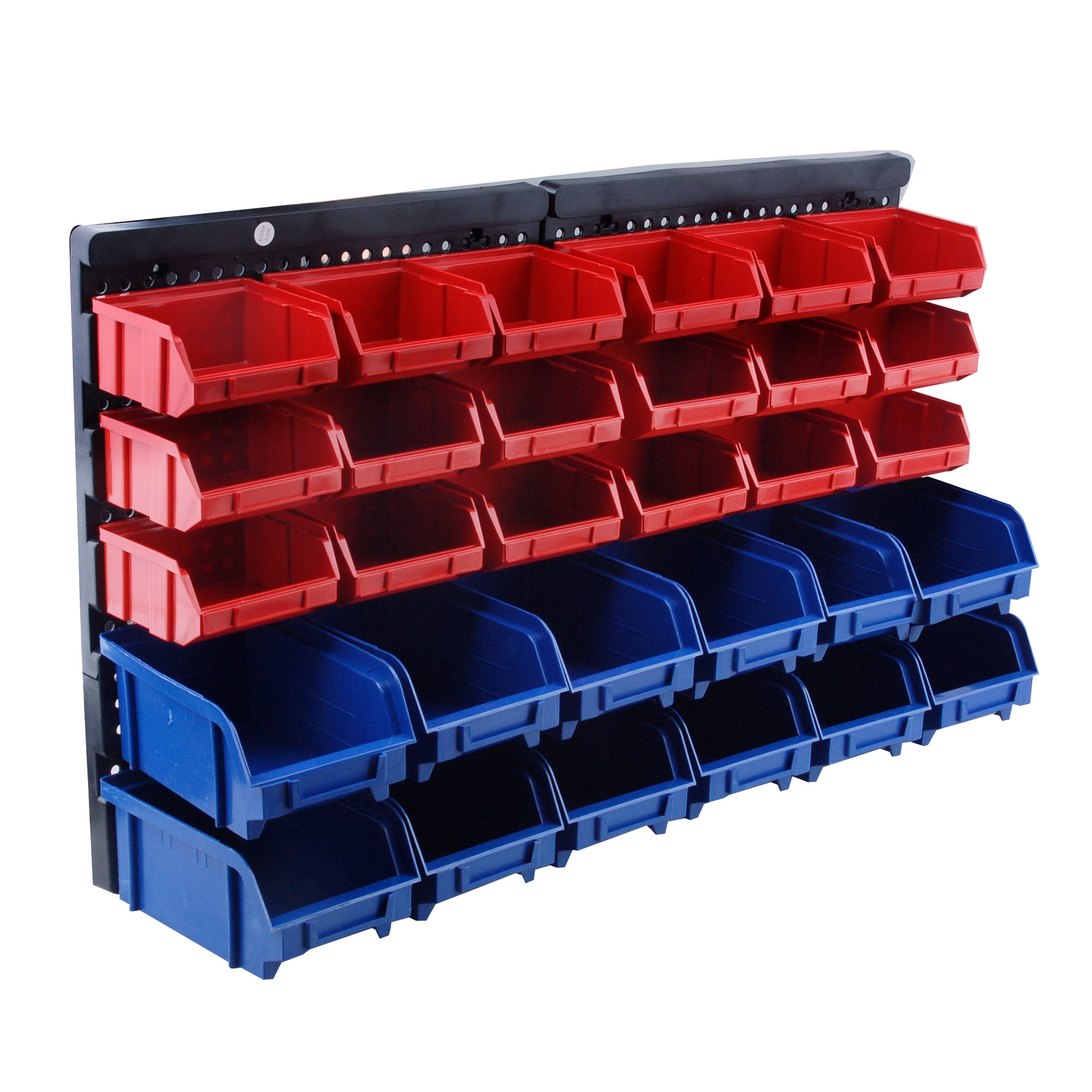 Steel Core 30 Bin Wall Mount Parts Rack