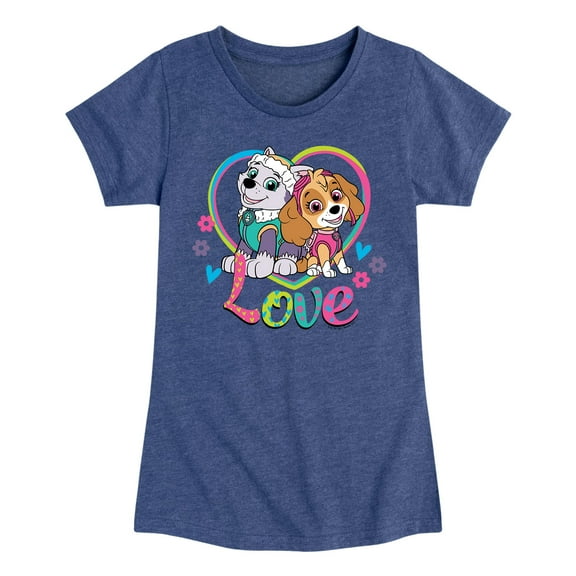 Paw Patrol - Love - Toddler And Youth Girls Short Sleeve Graphic T-Shirt