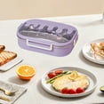 thumbnail image 5 of geerera Bento Box Adult, Lunch Box with Compartments, Salad Container Bowl, Microwavable Stackable for Women & Men, 5 of 6