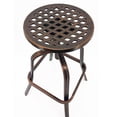 thumbnail image 2 of Neptune Rotating Adjustable Height Cast Aluminum Outdoor Chair/Bar Stool, 2 of 4