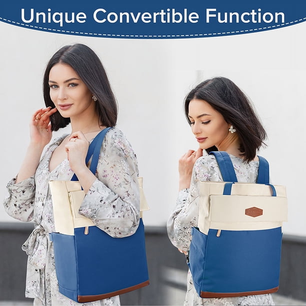 Laptop Backpack for Women, 15.6 Inch Tote Bag with  display picture 1