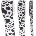 thumbnail image 1 of MasteelfCA 1 Set of Cow Printing Ribbons Animal Printed Ribbons DIY Craft Stripes Party Decorations, 1 of 7