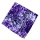 thumbnail image 1 of Soidarity Pañuelo de anacardo de poliéster Unisex, bufanda cuadrada, diadema con estampado de Cachemira, muñequeras, pañuelo para la cabeza, Ciclismo Teñido anudado morado, 1 of 5