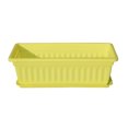 thumbnail image 2 of Flmtop 3 Pcs Jardinière Rectangulaire pour Balcon Jardin Pot de Fleurs en Résine, 2 of 9