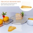 thumbnail image 3 of Cajas triangulares para pasteles, útil soporte para rebanadas de pastel, cajas de embalaje para pasteles, 40 Uds., 3 of 7