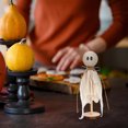 thumbnail image 3 of Stijggn 3PC Wooden Halloween decor Halloween Decor Wooden Ghosts Decor, Wooden Ghost Theme Table Centerpieces for Party Home Shelf Display, 3 of 9