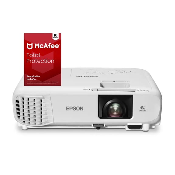PROYECTOR EPSON E24 3LCD XGA 3600L HDMI + ANTIVIRUS