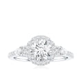 thumbnail image 4 of Rosec Jewels Classic Moissanite Engagement Ring for Women (1.75 CT, D-VS1 Quality), 10K White Gold, US 5.50, 4 of 8