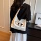 thumbnail image 4 of Bolso cruzado de PU para mujer, Bolso de hombro informales, Bolso de mano de gran capacidad (blanco), 4 of 7