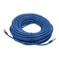 thumbnail image 2 of Monoprice ZEROboot series - Patch cable - RJ-45 (M) to RJ-45 (M) - 75 ft - STP - CAT 6a - stranded - blue, 2 of 2