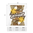 thumbnail image 5 of Lsque Skull Cowboy Mailbox Cover Standard Size ,Magnetic Mailbox Covers Post Wraps Letter Box Cover -21x18 in, 5 of 9