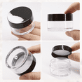 thumbnail image 3 of Beauticom 48 Pieces High Quality 20G/20ML Clear Round Acrylic Cosmetic Product Sample Travel Jars with Flat Top Lids (Black), 3 of 5