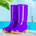thumbnail image 2 of Women's Rain Boots Slip High Top Rubber Shoes TPR Material Lightweight Design Easy To Wear, 2 of 7