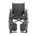 thumbnail image 2 of Silla de ruedas Drive Medical PLA418FBUARAD-ELR Viper Plus GT con reposabrazos universales y reposapiernas elevable, 2 of 5