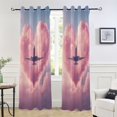 thumbnail image 5 of Blackout Curtains Window Curtain for Bedroom Living Room 1 Panel 82"x42" Airplane Fly Through Heart Cloud, 5 of 8