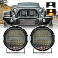 thumbnail image 4 of 300W Rond A Mené le Travail Tache de Brouillard de Conduite Camion Tout-Terrain pour Jeep, 4 of 12