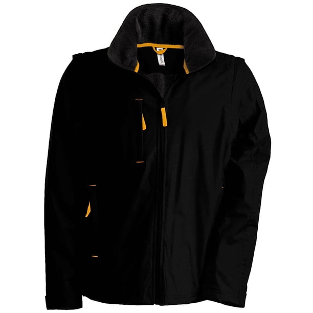 Kariban - Chaqueta funcional Modelo Score hombre caballero (Negro/Naranja) Kariban UTRW725_blackorange