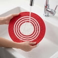 thumbnail image 5 of Unique Bargains 6Pcs Woven Dining Table Decor Round Placemats Red 11.8x11.8in, 5 of 5
