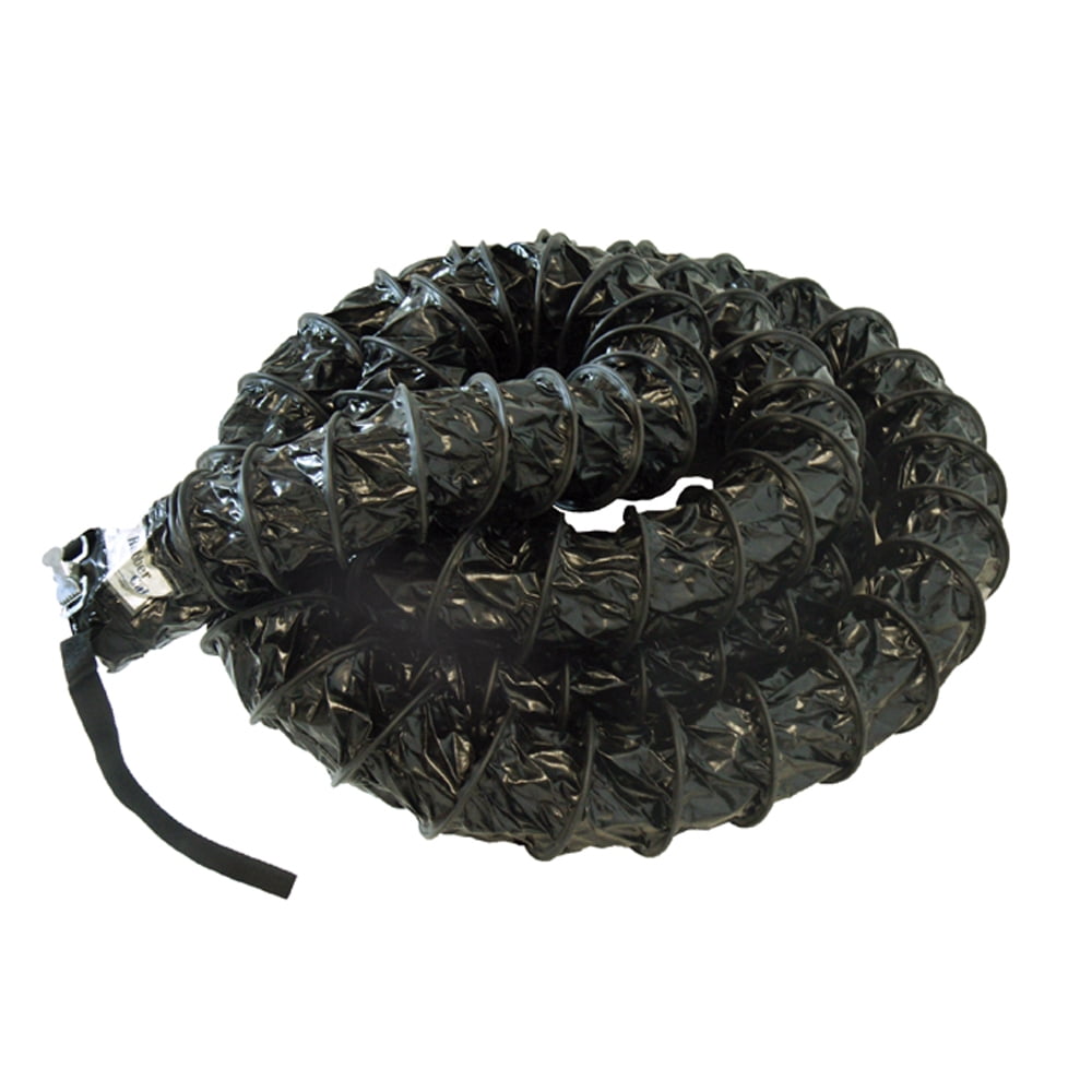 Rubber-Cal Luftschlauch Schwarz – Flexibler Ventilatorschlauch, 25,4 Cm X 7,6 M, Für Industrie & Belüftung