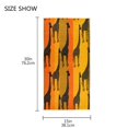thumbnail image 3 of Bath Towel Single-Sided Printed Highly Absorbent Soft Quick Towel for Bathroom Spa Gym & Sports Giraffe Stripes Vector, 3 of 5