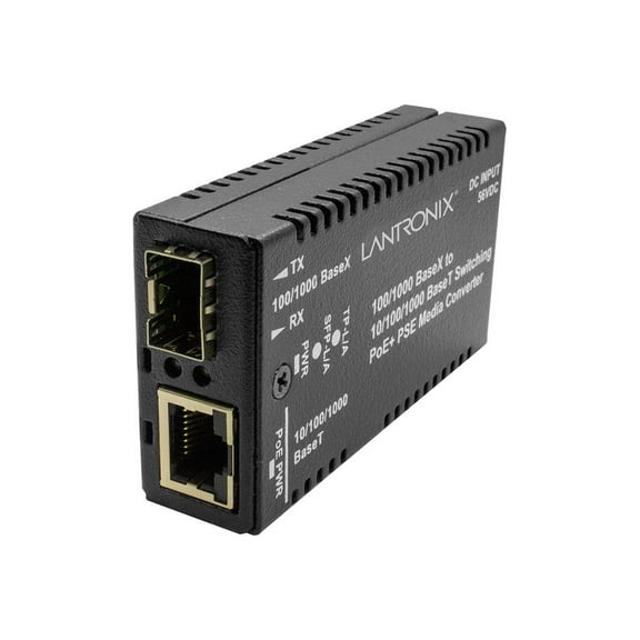Transition Networks M/GEPSWPSE01NA PoE Media Converter