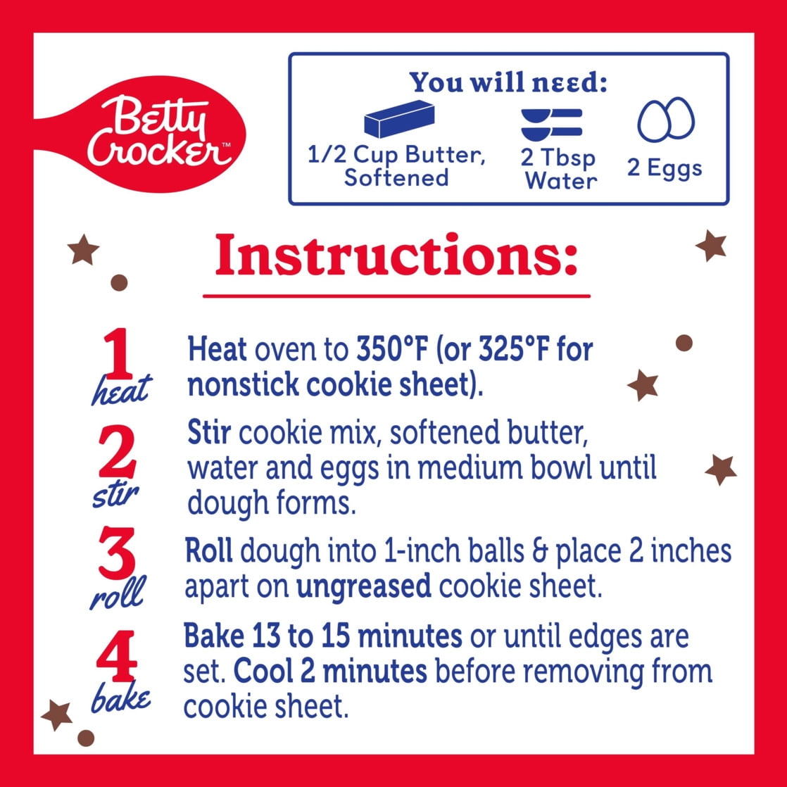 (3 pack) Betty Crocker Limited Edition Soft Baked Chocolate Crinkle Cookie Mix, 16.5 oz