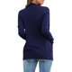 thumbnail image 4 of Puntoco moda mujer Casual manga larga sólido señoras bolsillo Tops abrigo suéter abrigo liquidación Puntoco Puntoco-5176, 4 of 6