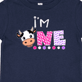 thumbnail image 4 of Inktastic I'm 1 Cute Cow and Polka Dots Boys or Girls Baby T-Shirt, 4 of 5
