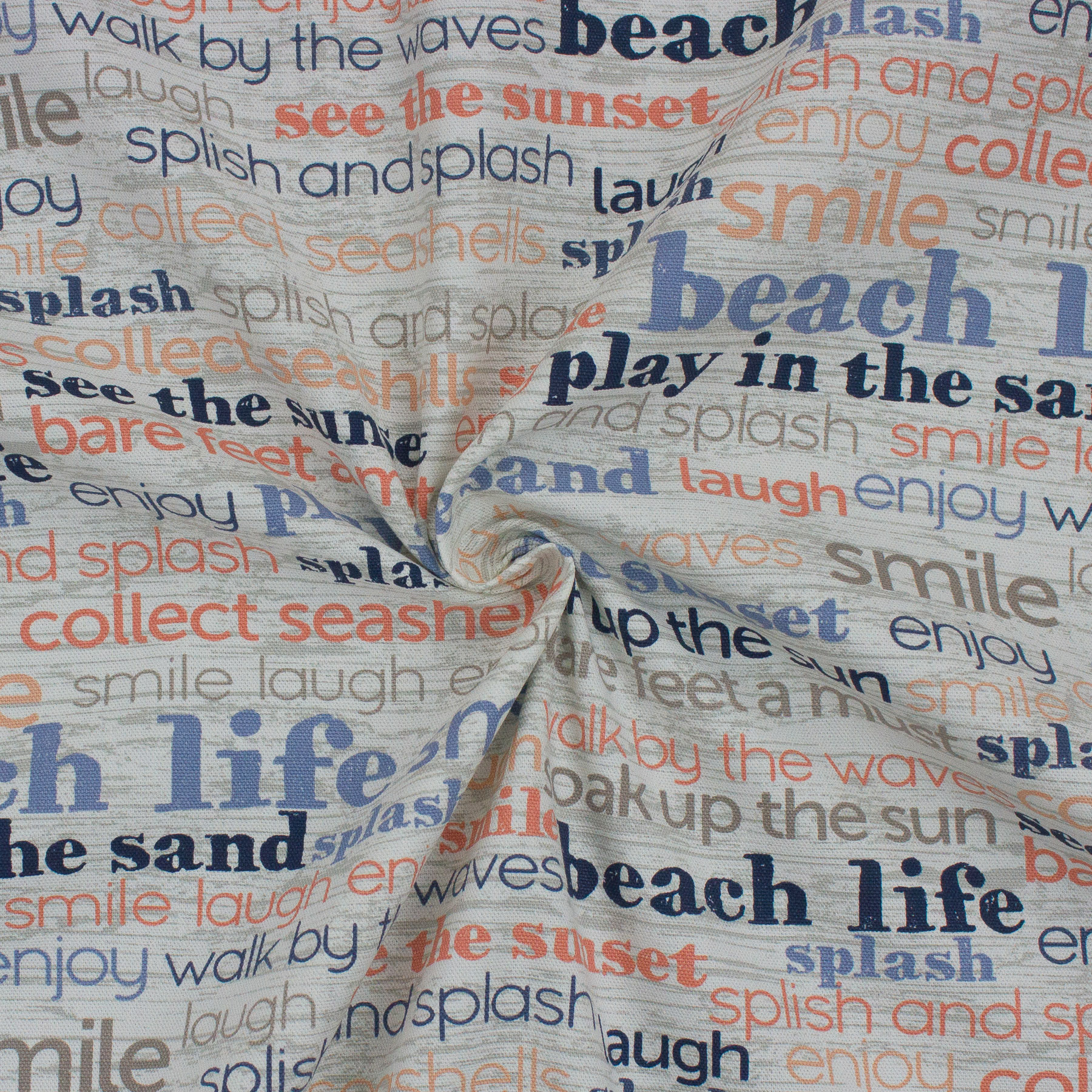 Better Homes & Gardens 100% Cotton Beach Life Multi, 2 Yard Precut Fabric