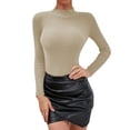 thumbnail image 2 of GILIGEGE Turtleneck Sweaters for Women Knitted Tops Tunic Top Knitted Warm Sweater Fall Winter Blouses Thermal Shirts Knitted Pullover Warm Sweater Tops Lightweight Shirts Long Sleeve Classic L, 2 of 4