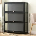 thumbnail image 2 of CHZIMADE 3 Tiers Clear Display Case for Figures, Acrylic Storage Organizers Box with Door, Dustproof Showcase for Collectibles Action Figure, 2 of 5