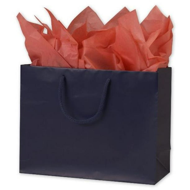 Bags & Bows by Deluxe 244M-130510-3 Bleu Marine Laminé Euro-Shoppers - Cas de 100