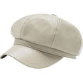 thumbnail image 6 of CoCopeaunts Newsboy Hats for Women Octagonal Cap Autumn Winter Leather Panama Stylish Artist Painter Newsboy Cap Womens Beret Hat, 6 of 7