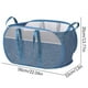 thumbnail image 2 of Cesto de Lavado Plegable Grueso de Tela Oxford Azul: Almacenamiento Portátil de Ropa Sucia para el Hogar, 2 of 2