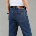 thumbnail image 2 of Pantalones vaqueros para hombre, ropa de trabajo, pantalones vaqueros masculinos, pantalones de moda 2024, alta calidad, originales, clásicos, rectos con bolsillos, nuevos, holgados, 2 of 5