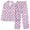 Multicolor1, variant on Cmtiyu Pajamas for Women Set Long Sleeve Notch Collar Button Pockets Top And Pants, Casual Loose Printed Loungewear Set, S-3XL