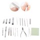 thumbnail image 4 of Kit de Manicura y Pedicura de Acero Inoxidable Limpio y Profesional de 19 Piezas con Caja de viaje: Juego de Herramientas de Belleza para el Cuidado de las Uñas Perfecto ANGGREK  Otros, 4 of 8