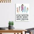 thumbnail image 3 of Y081 He Will Cover You With His Feathers Inspirational Canvas Wall Art,Bible Verses Christian Art Canvas Prints Framed Wall Art Ready to Hang For Bedroom Office Livingroom Farmhouse Wall Decor, 3 of 6