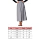 thumbnail image 5 of Falda larga plisada con cinturón dividido lateral de cintura alta para mujer Falda maxi con bolsillo sólida Kearding FS8985-07, 5 of 5