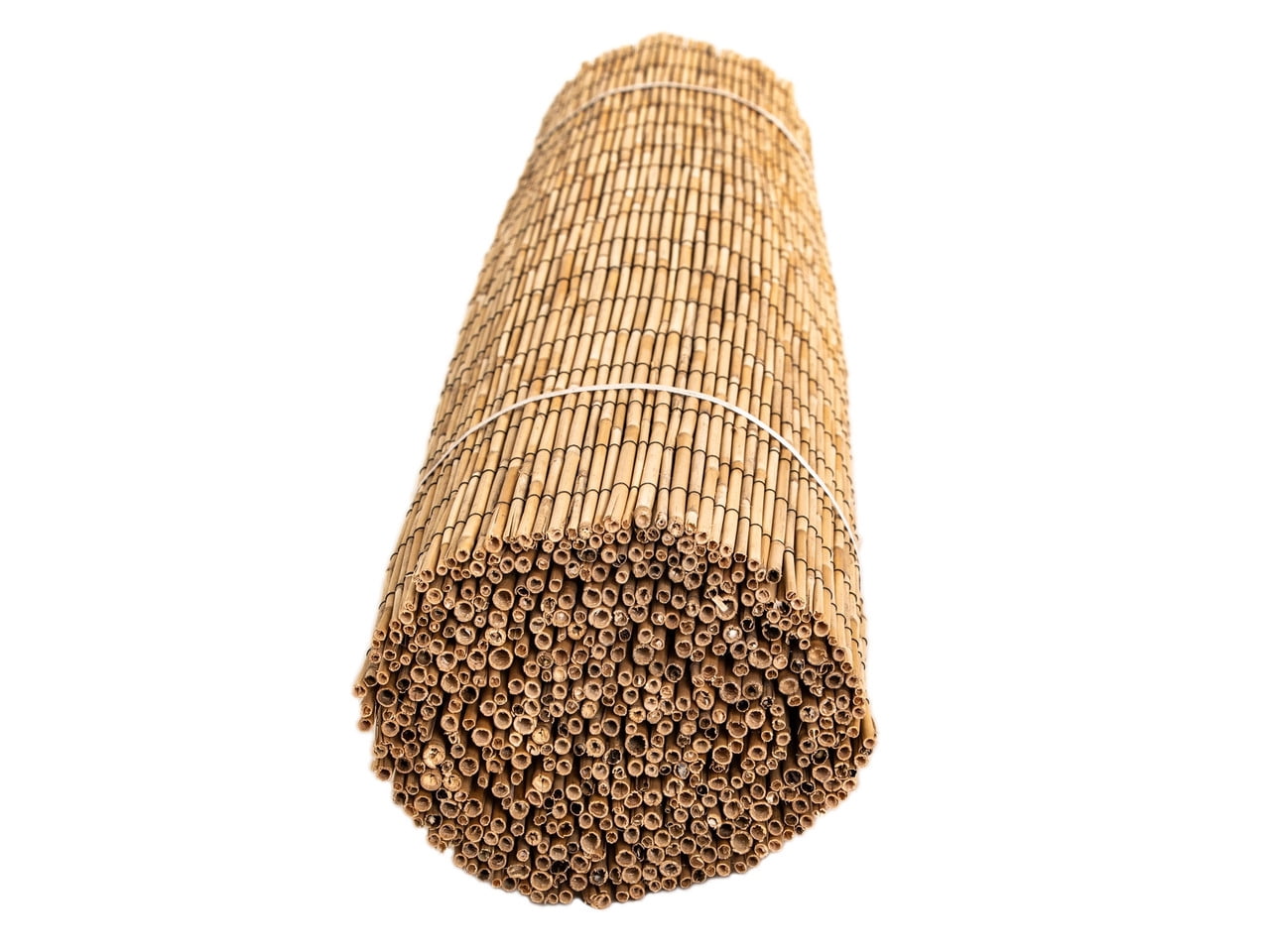 Backyard X-Scapes Jumbo Reed Bamboo Screen Fencing Garden Fence Natural 6 ft H x 16 ft L