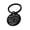 black round, variant on Morses Code Keychains Accessory Stainless Stainless Steel