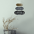 thumbnail image 4 of Designer Coffee Talks People Mumble Sign (Navy Blue/Gold) - Medium, 4 of 4