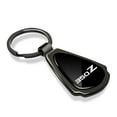 thumbnail image 2 of Nissan 350Z Black Dome Gunmetal Black Metal Teardrop Key Chain, 2 of 7