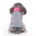 thumbnail image 3 of OutmaxHome Dog Costumes Four-Legged Clothes Turtleneck Color Stripes Shirt Soft Puppy Pajamas Spring Summer Pet Blouse, 3 of 7