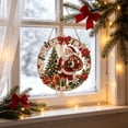 thumbnail image 3 of STPToys Christmas Decoration DIY Pearl Art Hanging Ornament Kit with Santa Claus Tree Wreath Design, Acrylic Base for Wall Door Home Holiday Decor, 3 of 6