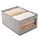 thumbnail image 2 of Organizador de ropa, armario, armario, compartimento con soporte, cajón plegable y lavable con asa., 2 of 9