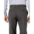 thumbnail image 2 of Men's Haggar® Premium Classic-Fit Flat-Front Stretch Suit Pants Color: Dark Gray Weave Size: 32X30, 2 of 3