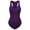 GRAPE, variant on Women's Regular FIt Basic Solid Sleeveless V Neck Bodysuit Top