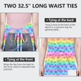 thumbnail image 6 of Pioneer Flower Floral Print Pattern Apron for Women and Men, Cotton Linen Waterproof with Pockets, Adjustable, 33x27 Inch for Kitchen, Gardening, BBQ, Salon, 6 of 6