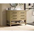 thumbnail image 3 of Elegant Kitchen and Bath 42  inch Single Bathroom Vanity in Honey Brown with backsplash, 3 of 10